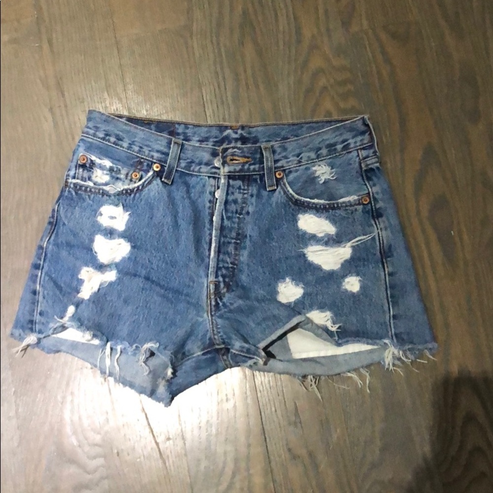 Levi denim shorts